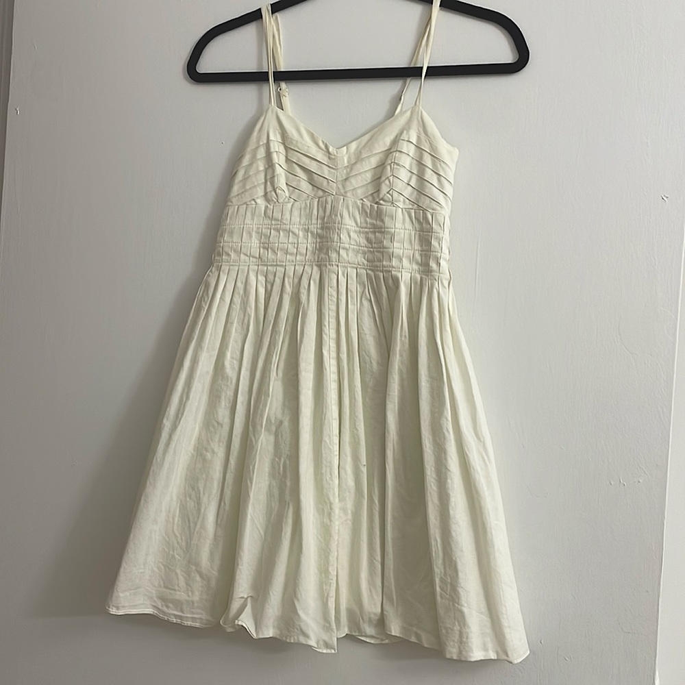BCBG white mini dress. Size 2